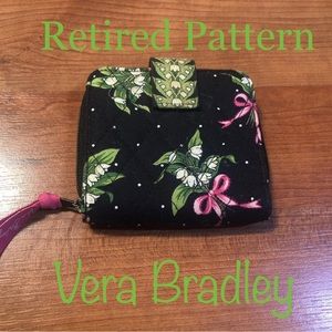 💝NEW HOPE🩷RETIRED VERA BRADLEY 💝💚🎀CANCER AWARENESS 🎀💚💕EUC🩷Small Wallet